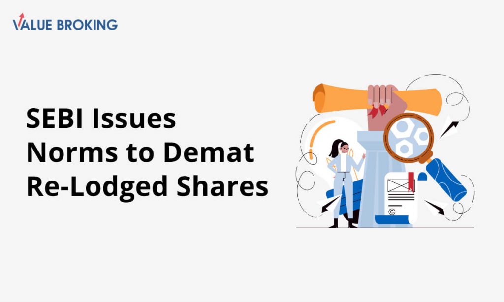 sebi issues norms to demat relodged shares