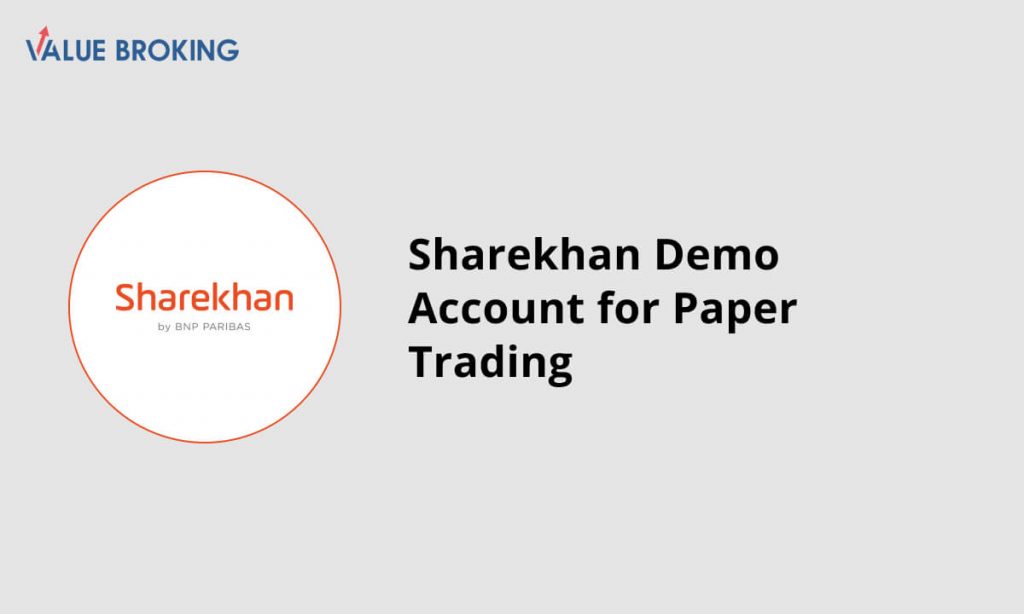 sharekhan demo account for paper trading