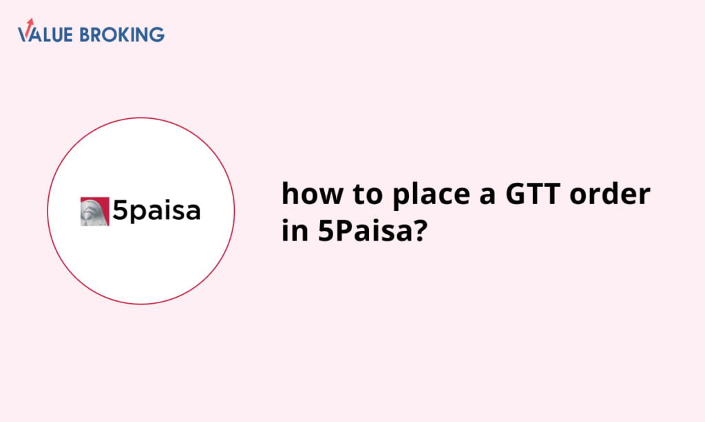 place a vtt order in 5paisa